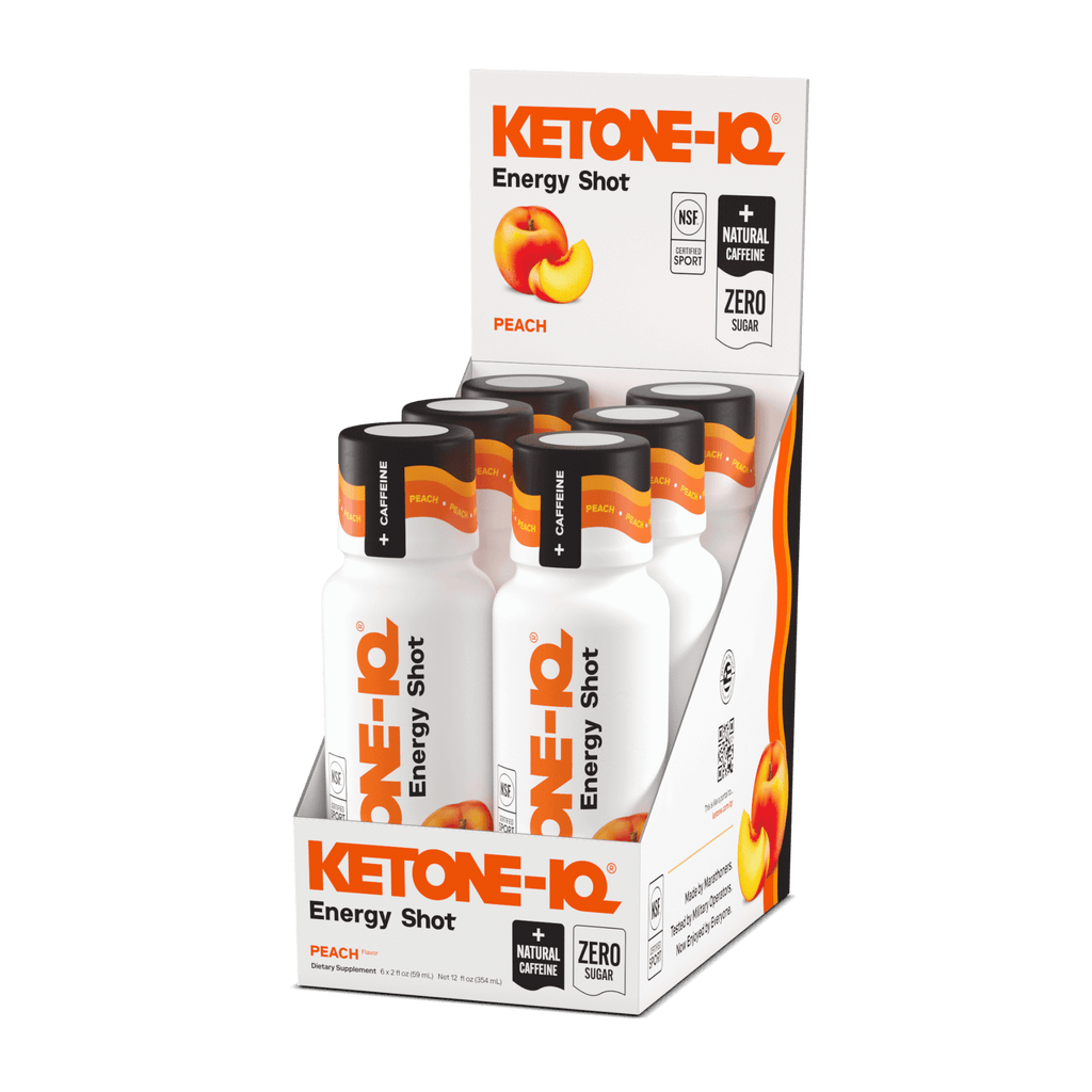 Ketone-IQ +Caffeine Shot Peach