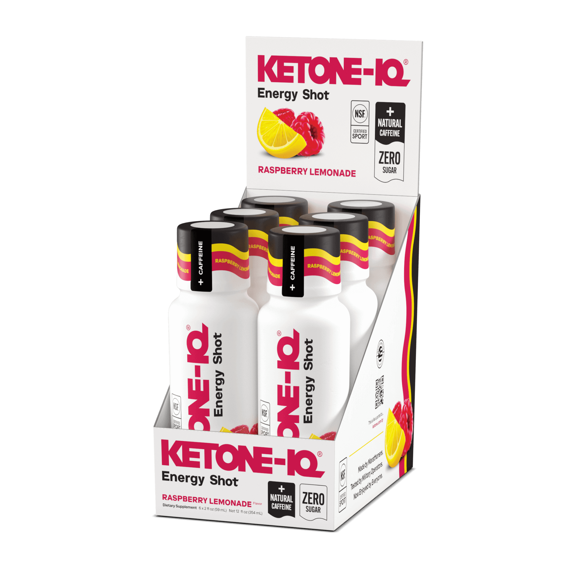 Ketone-IQ +Caffeine Shot Raspberry Lemonade