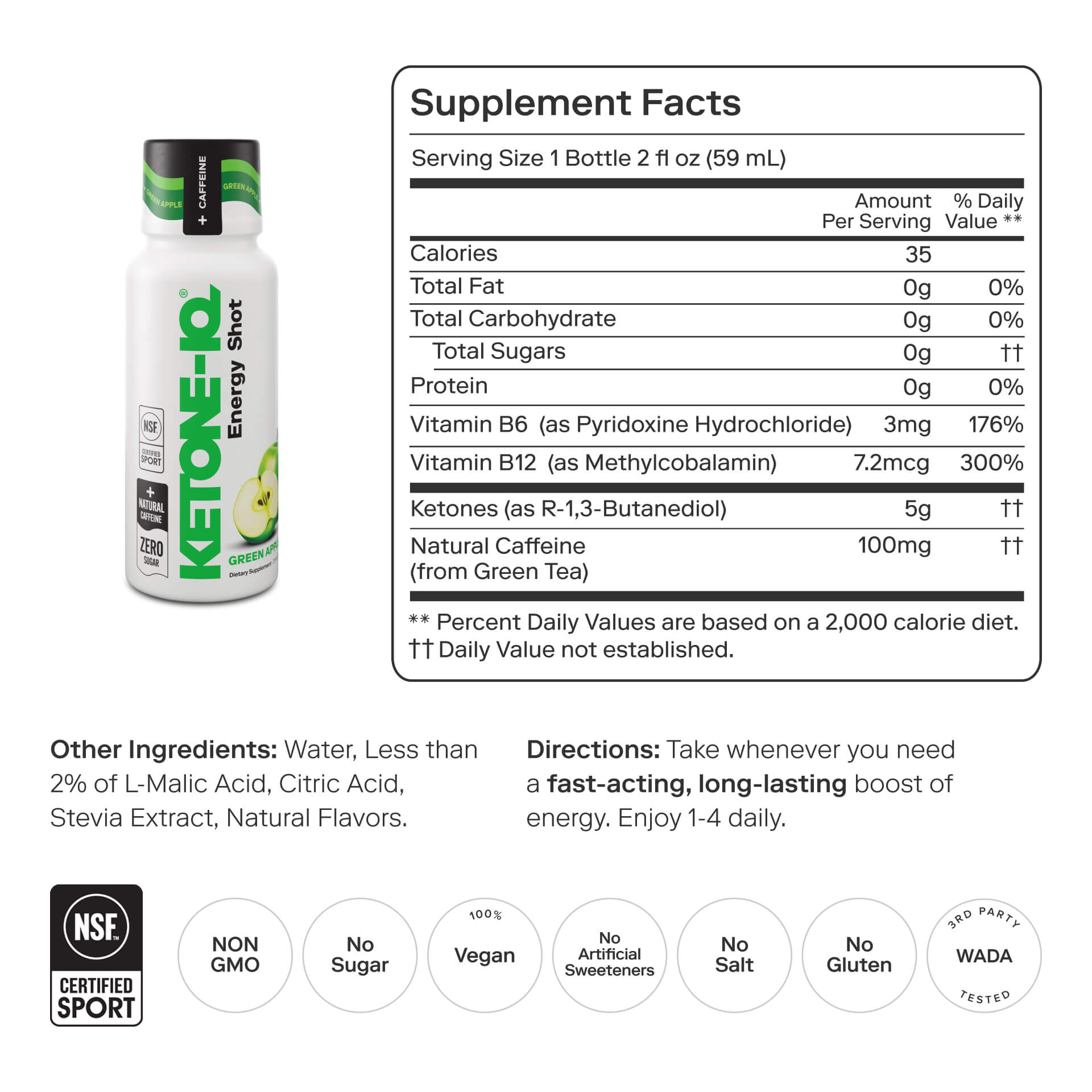 Ketone-IQ +Caffeine Shot Variety