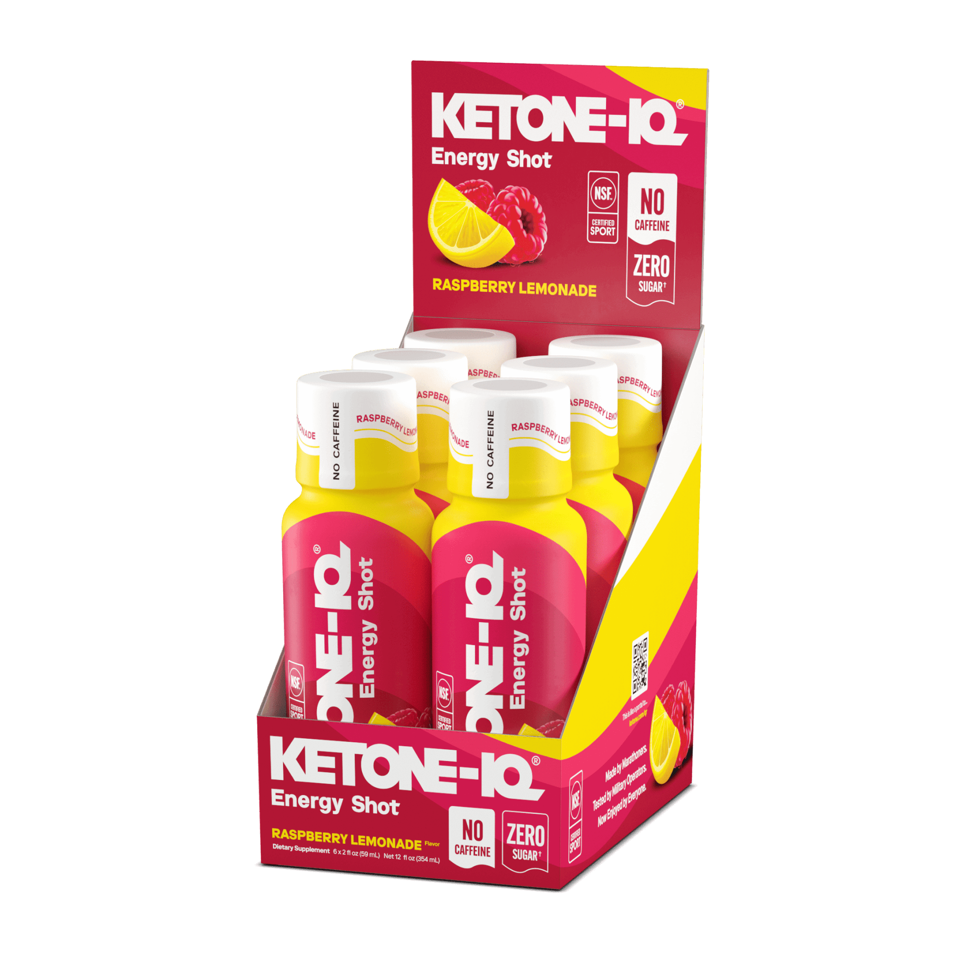 Ketone-IQ No Caffeine Shot Raspberry Lemonade